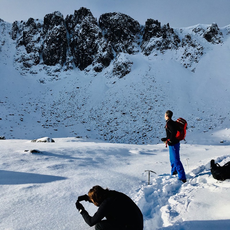 stob coire nan lochan glen coe winter 