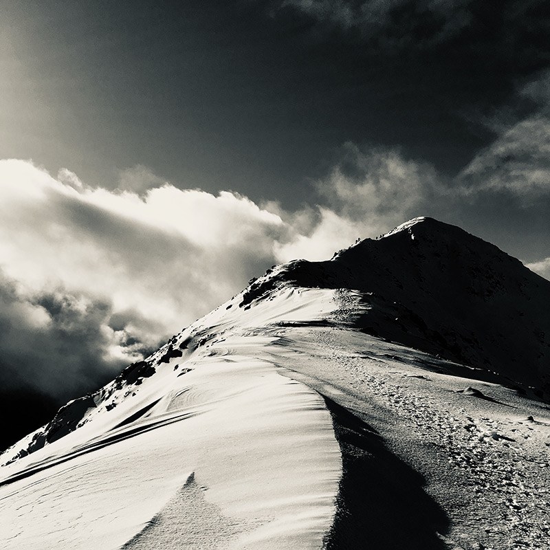 winter ridge mountain scotland 