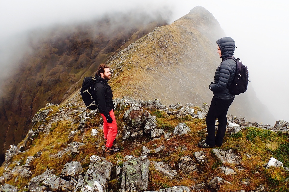 Autumn mountaineering Glen Coe Scotland 2