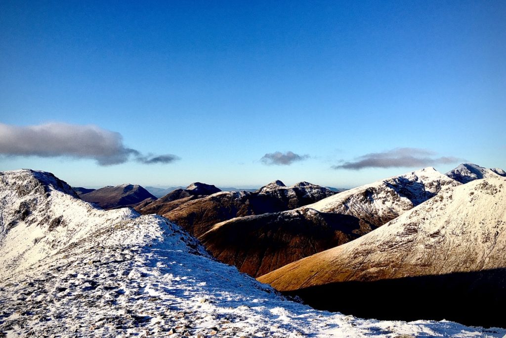 winter mountaineering in Glen Coe