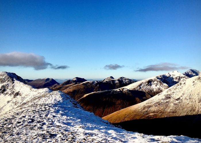 winter mountaineering in Glen Coe