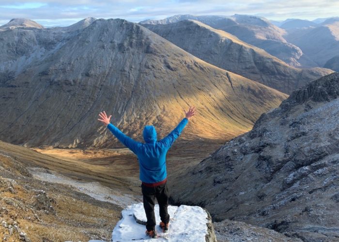 winter mountaineering Glen Coe Scotland 2