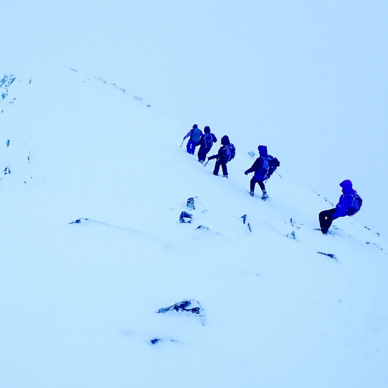 winter climbing Buachaille Etive Mor Glen Coe Scotland