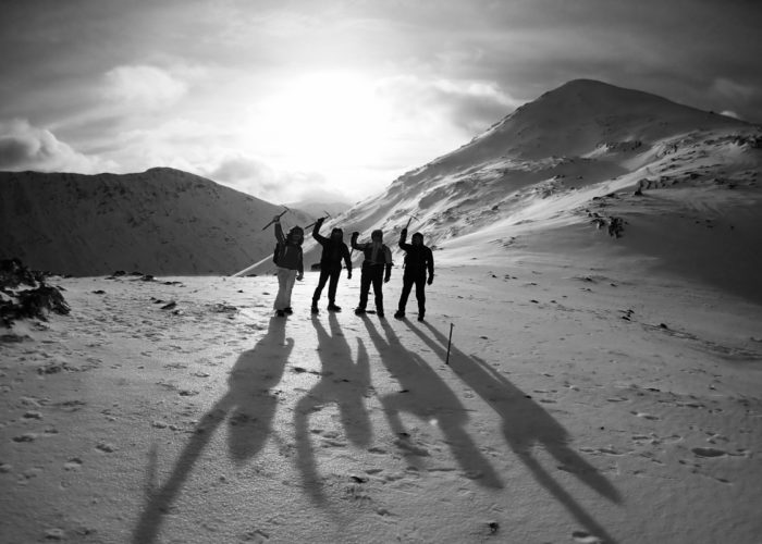 Patagonia shell winter mountaineering and climbing Glen Coe Scotland