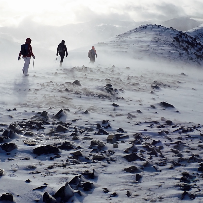 Scottish mountaineering Glen Coe Scotland