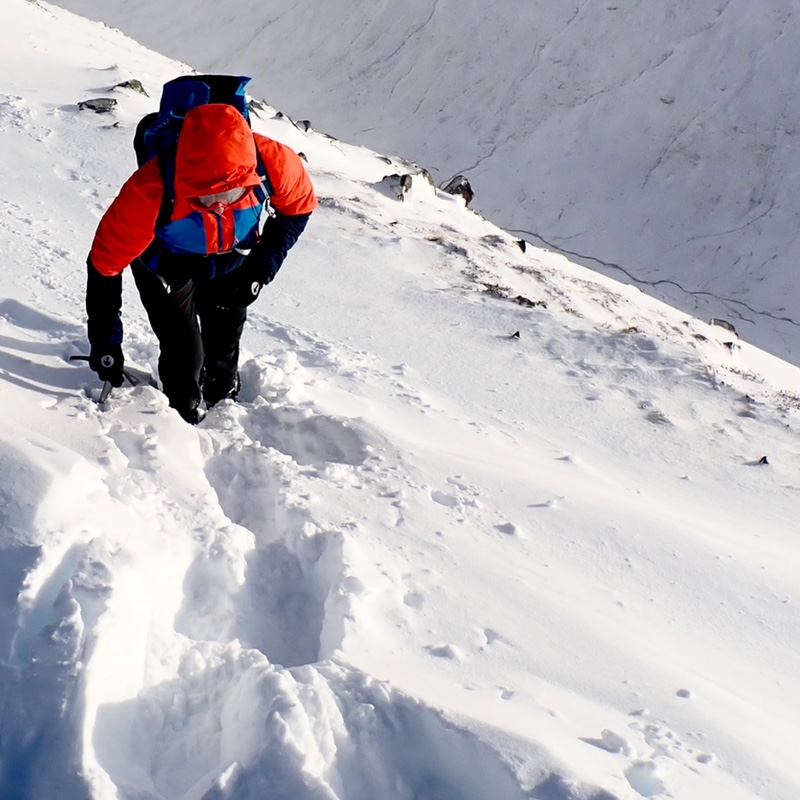 winter climbing Glen Coe Buachaille Etive Mor Scotland