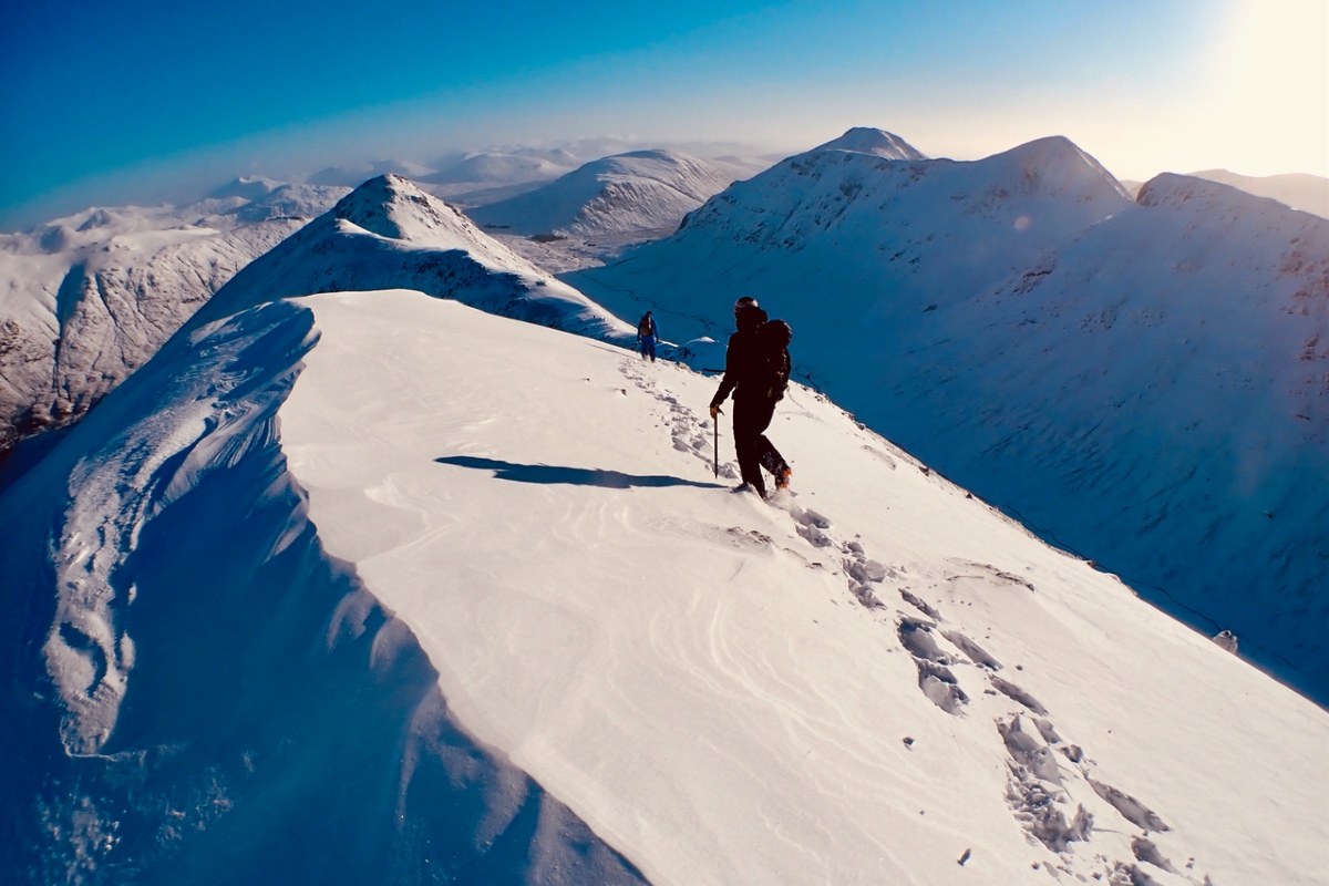 Ocean Vertical winter mountaineering Glen Coe