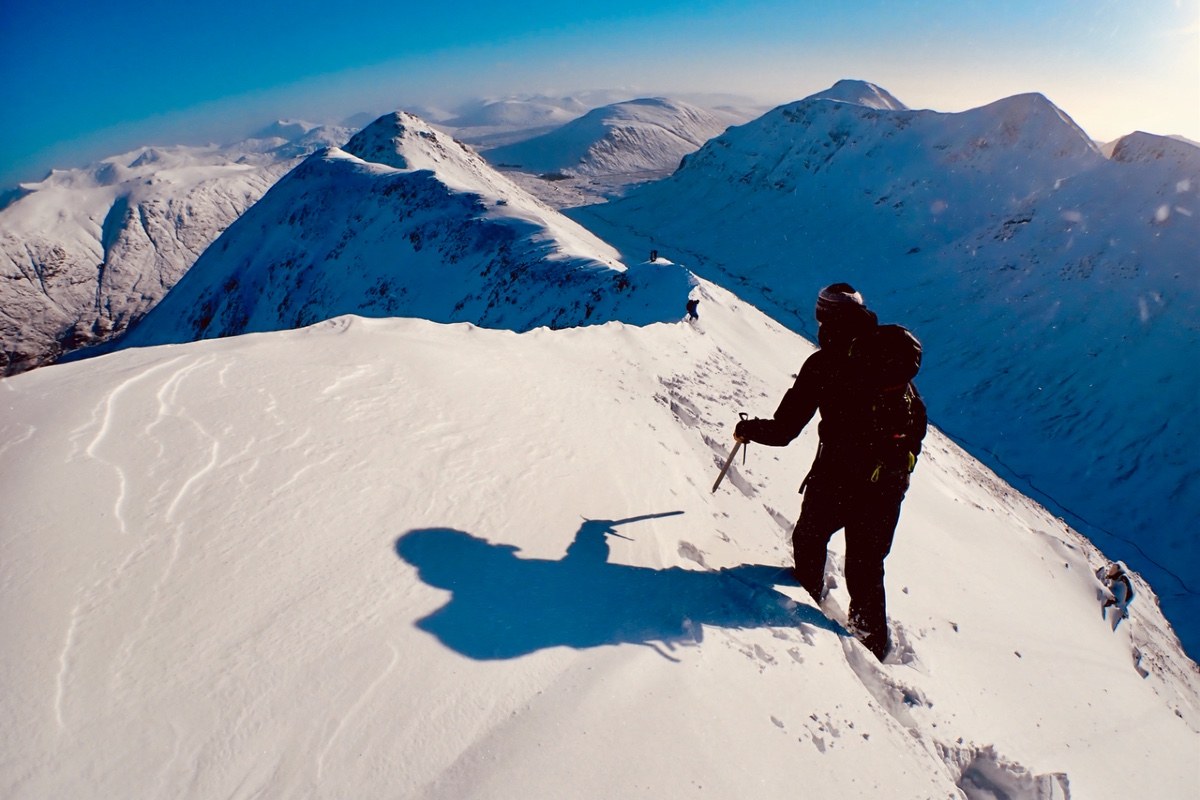 Ocean Vertical winter skills training in Glen Coe