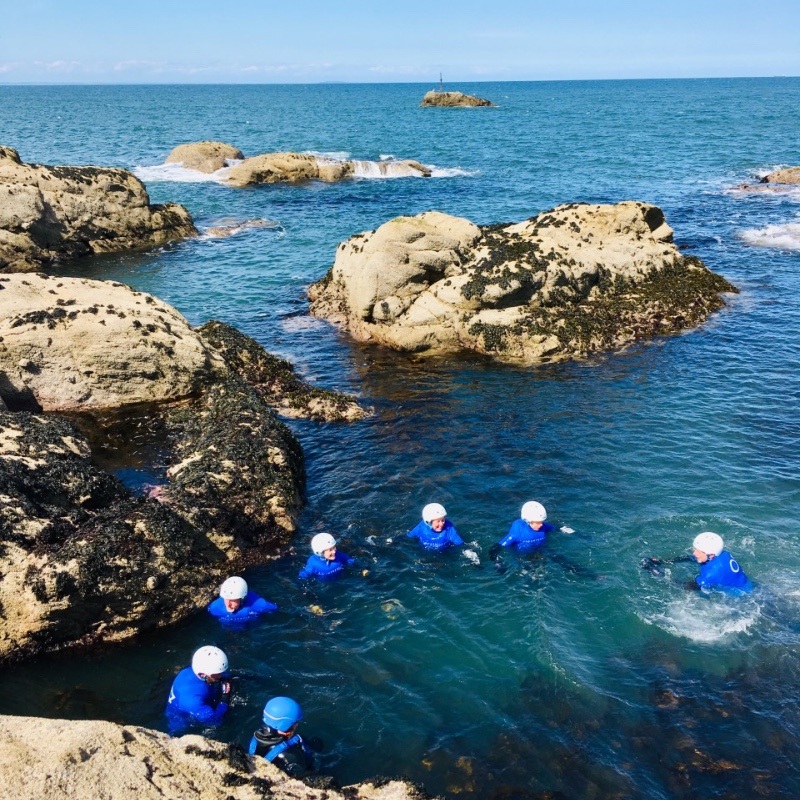 Coasteering in East Lothian by Dunbar