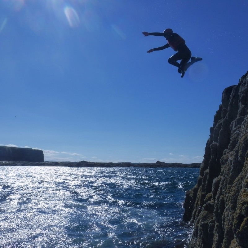 Coasteering in East Lothian with Ocean vertical Dunbar