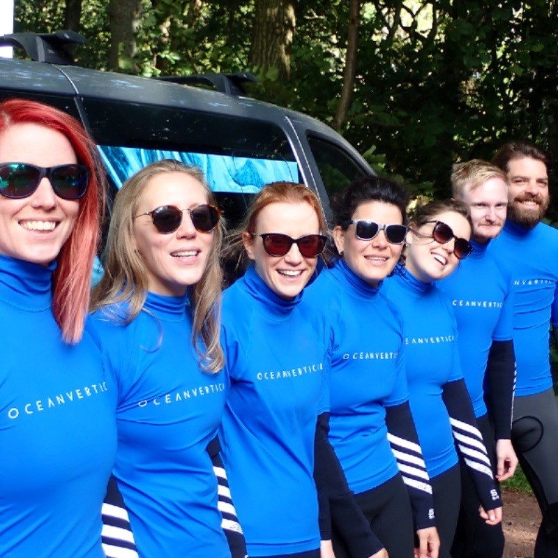 paddle boarding group adventure in East Lothian by North Berwick and Dunbar