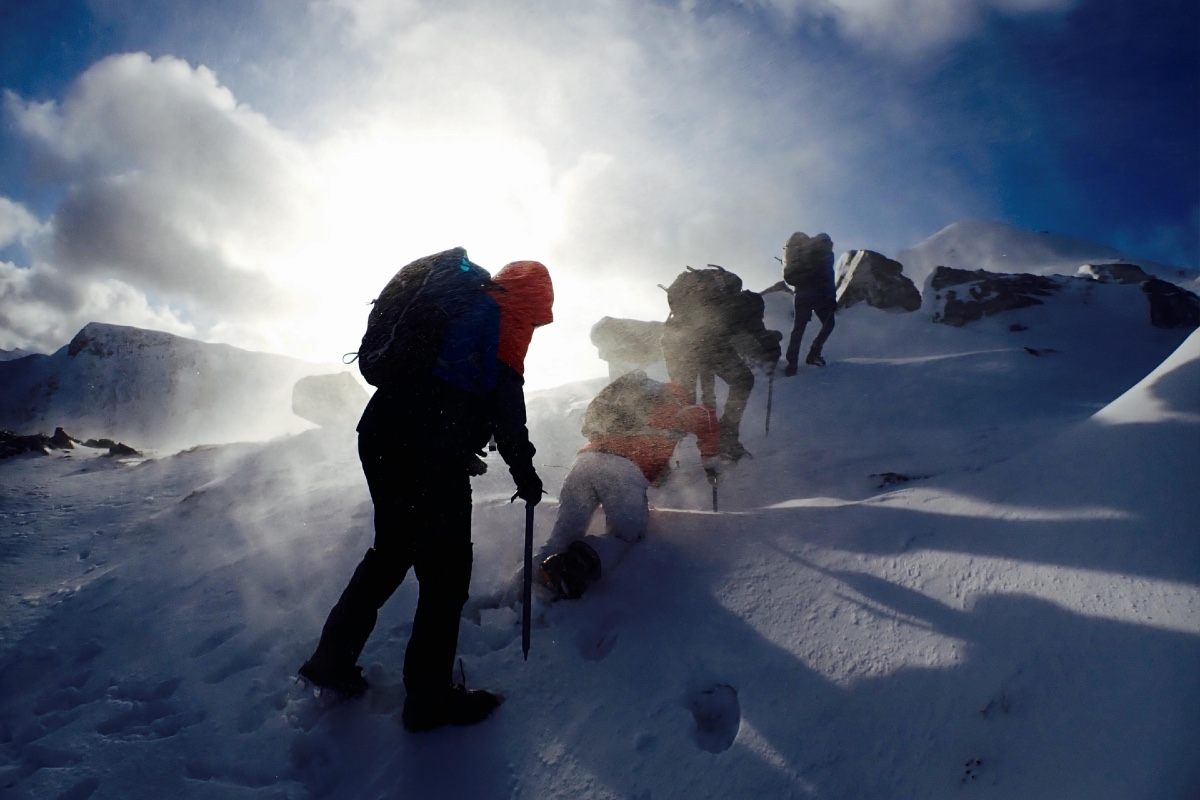 winter mountaineering experience in Glen Coe with Ocean Vertical