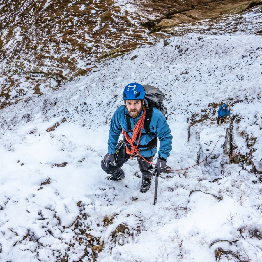 Introduction to winter climbing course with Ocean Vertical on Beinn Fhada and Stob Coire Sgreamhach Glen Coe Scotland