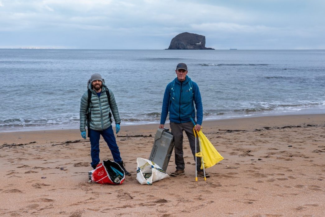 anti black friday beach clean seacliff beach east lothian scotland