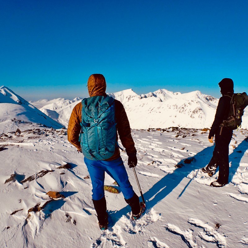 Winter skills course in Glen Coe is with Ocean Vertical on Buachaille Etive Beag 1