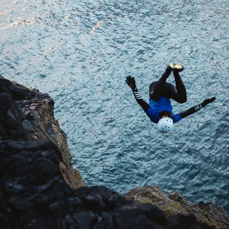 Coasteering adventures with Ocean Vertical by North Berwick in East Lothian