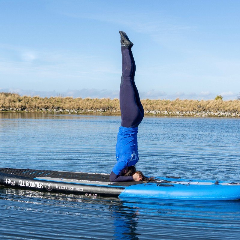 SUP yoga and paddle boarding with Ocean vertical by North Berwick in East Lothian