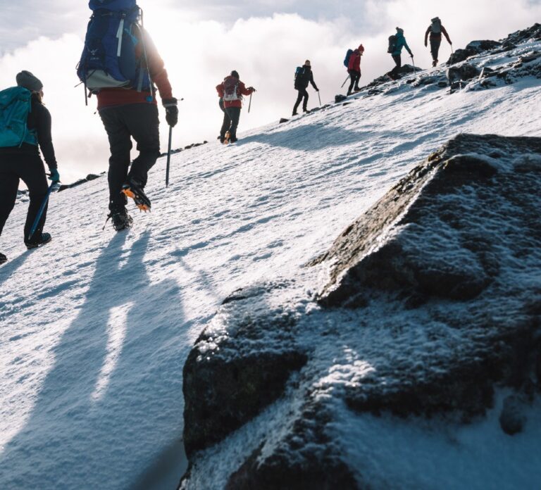 winter hillwalking and mountaineering courses cairngorms scotland
