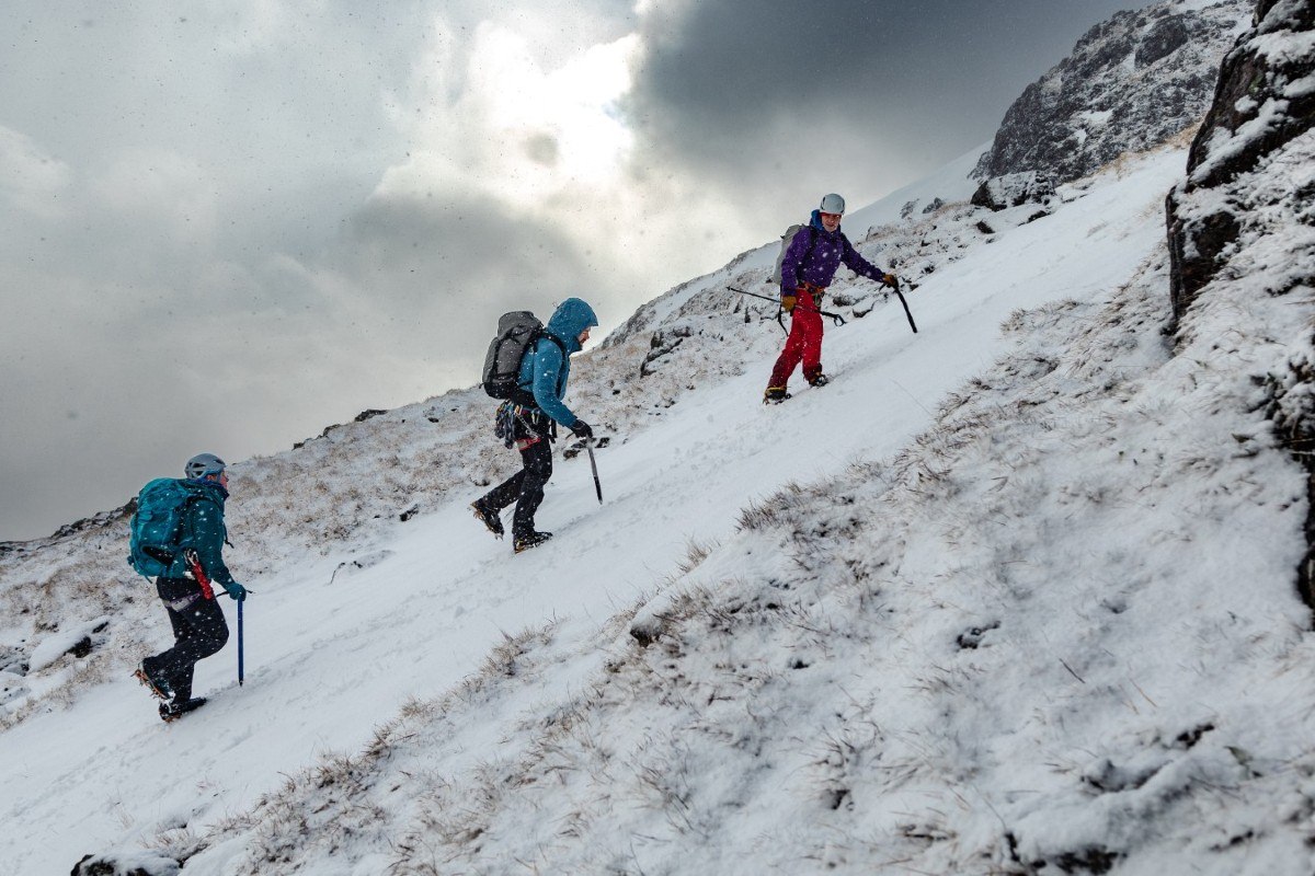 winter climbing skills course glen coe buachaille etive mor