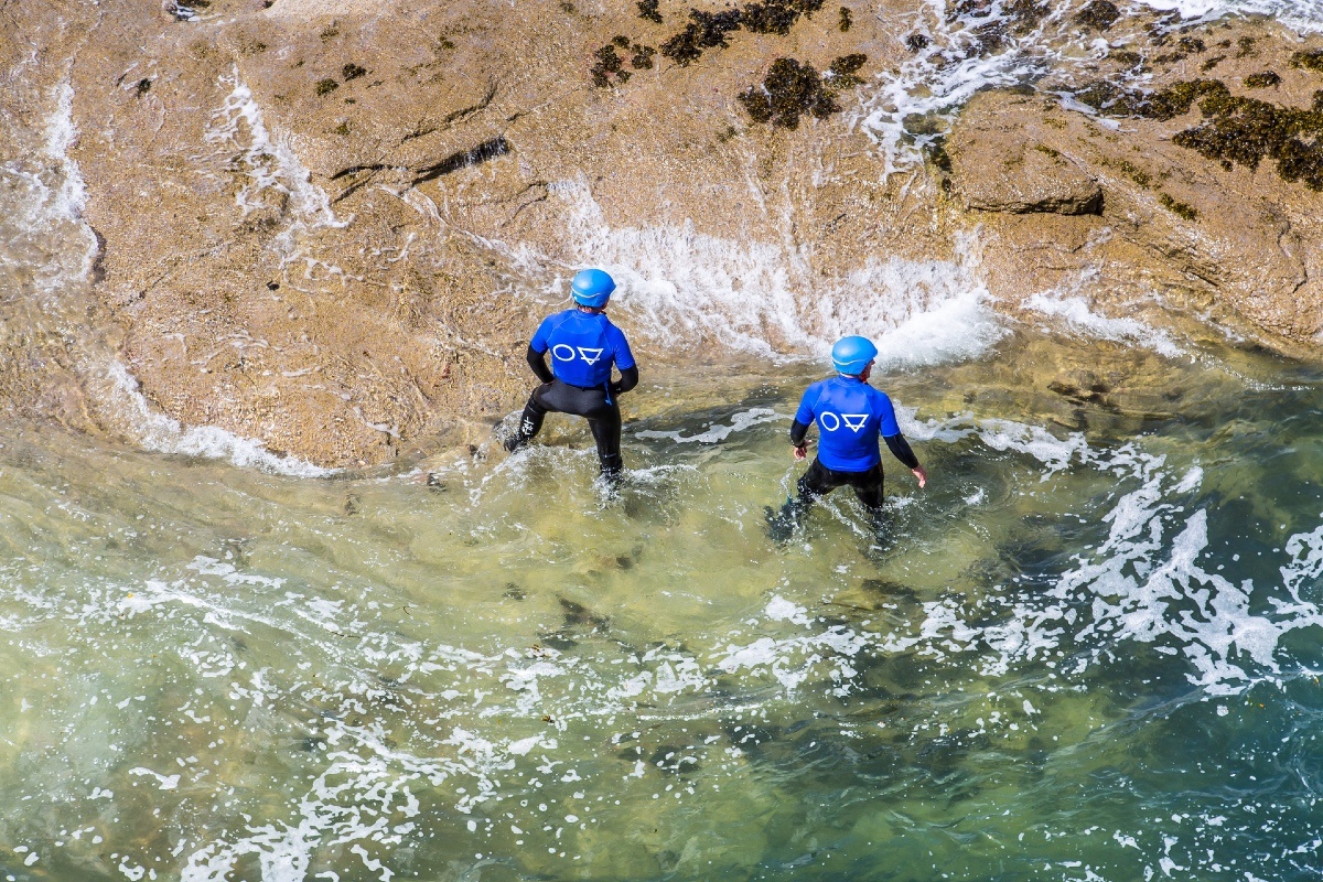 Coasteering in East Lothian by Dunbar and North berwick