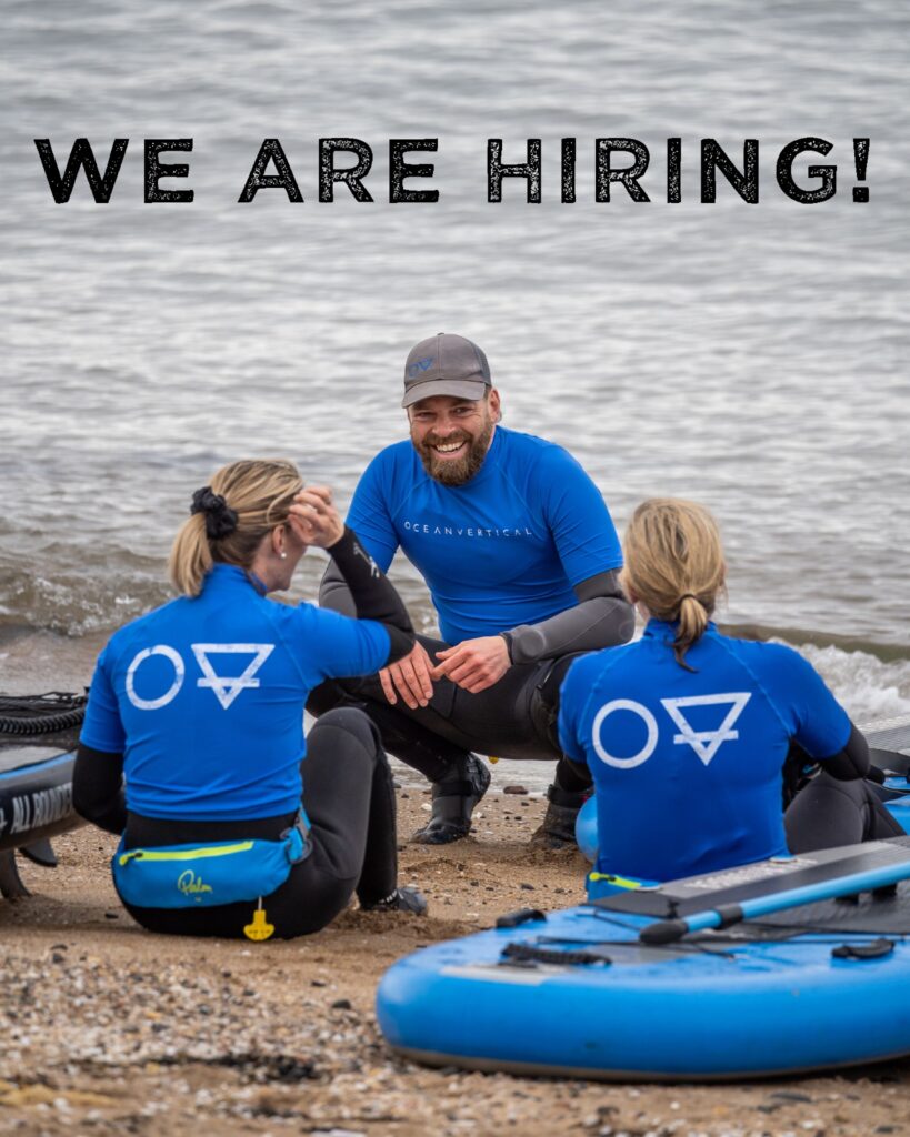 Ocean Vertical Paddle boaring in East Lothian