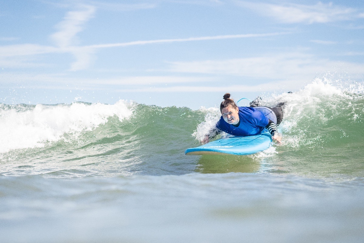 best surfing beaches in scotland surfing lessons dunbar east lothian