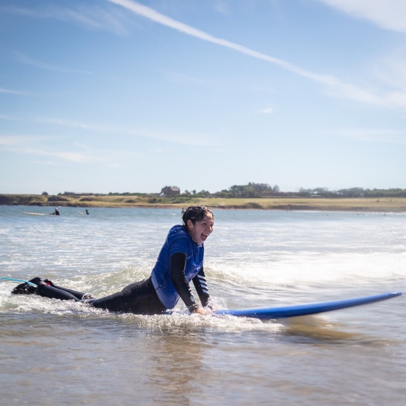 surfing lessons by edinburgh dunbar east lothian