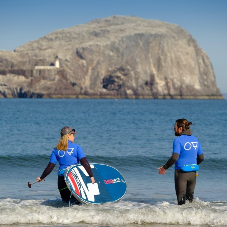 bass rock best outdoor adventures scotland paddle boarding lessons sup 1