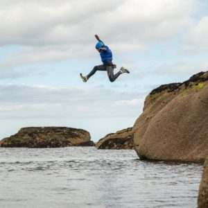 NCC coasteering guide training scotland outdoor water adventure