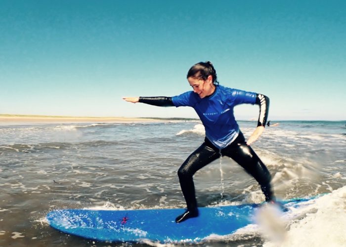 best surfing lessons scotland belhaven bay dunbar east lothian