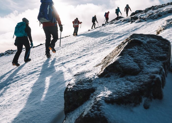 winter mountaineering kit list layering mountaineering scotland