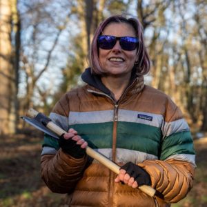 woodland axe throwing by edinburgh scotland best outdoor activity