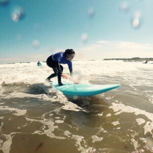 learn to surf near edinburgh lessons belhaven bay east lothian
