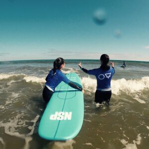 surfing lessons near edinburgh belhaven bay dunbar east lothian