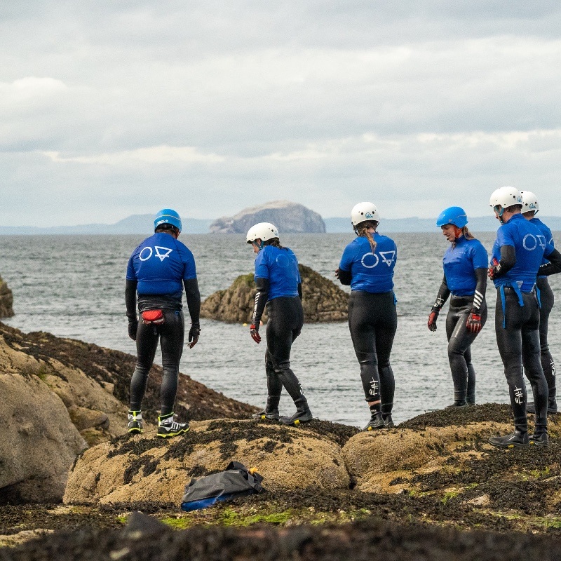 best coasteering in scotland east lothian bass rock