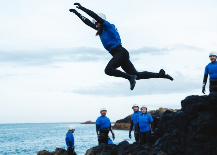 coasteering best outdoor water activities near edinburgh scotland