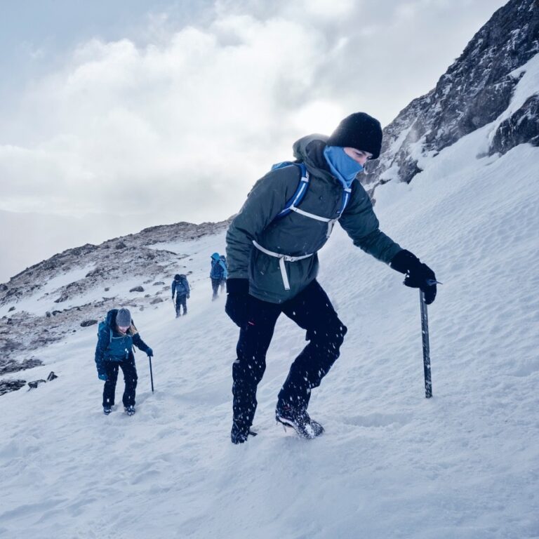 winter hillwalking courses in scotland for families glen coe