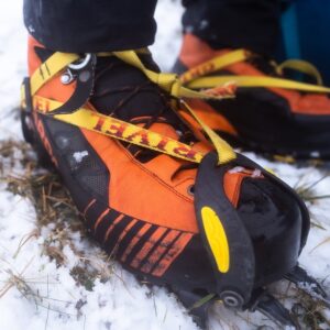winter mountaineering boots and crampons winter skills scotland