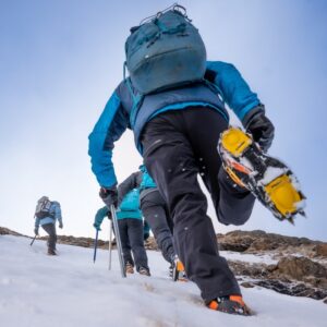 winter skills courses how to fit crampons scotland
