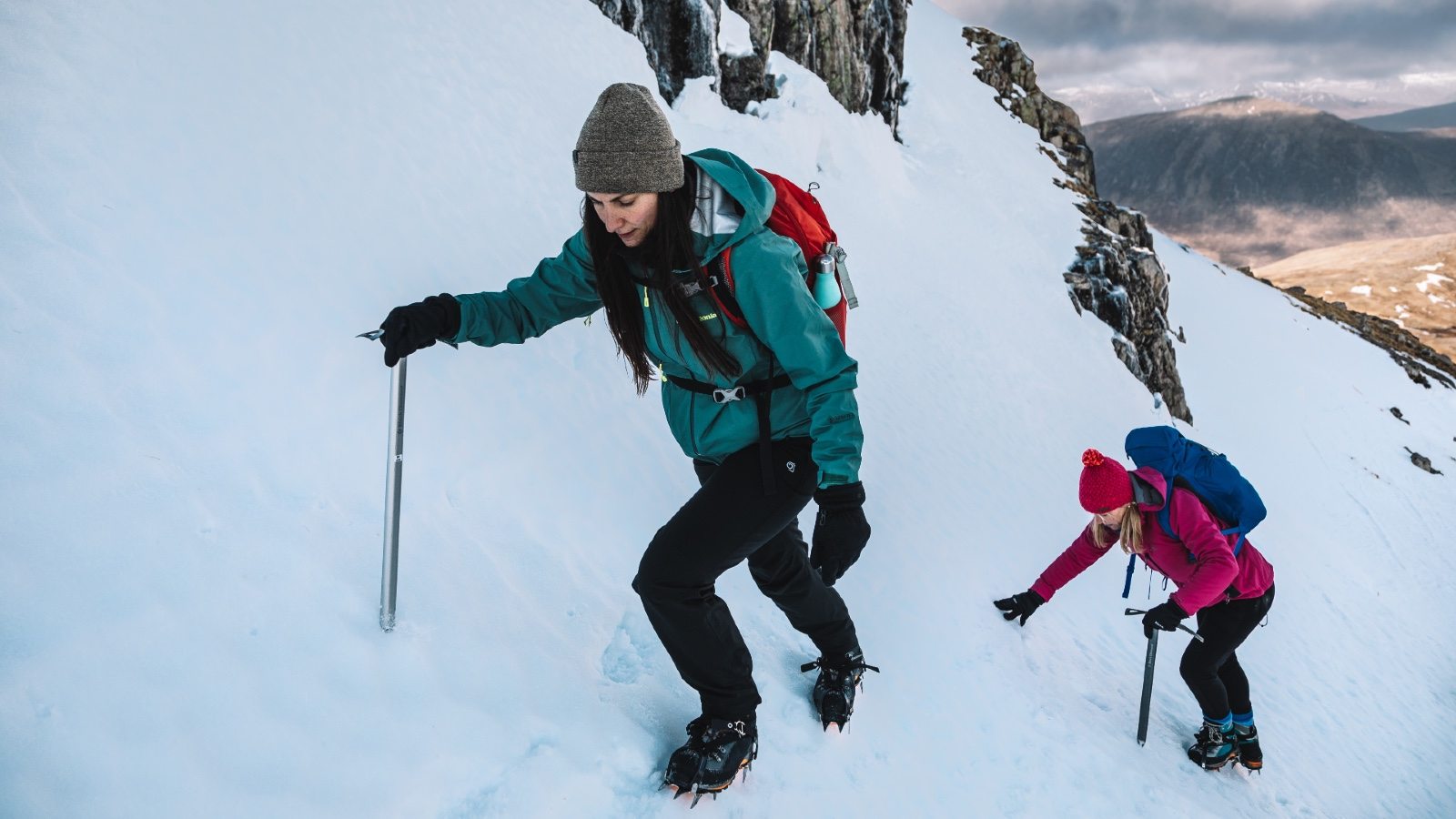 winter skills courses scotland with ice axe and crampons