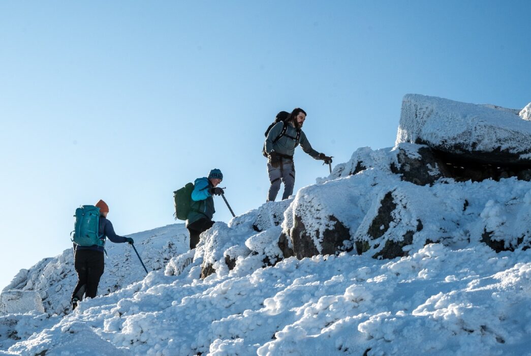 equipment you need for safe winter hillwalking and mountaineering in scotland