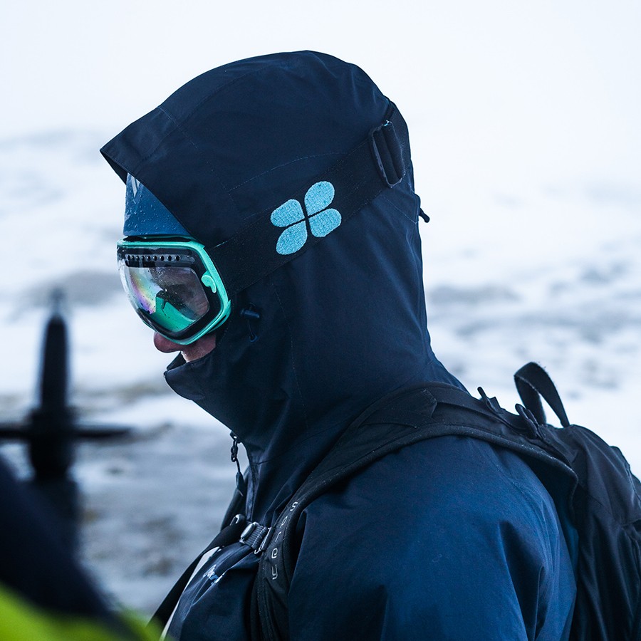 goggles for winter hillwalking at bidean nam bian glen coe scotland