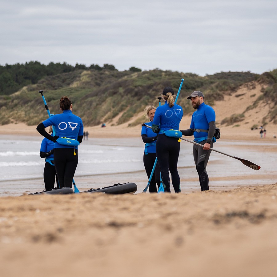 paddle boarding sup team building away days near edinburgh