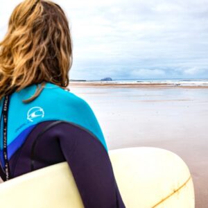 surfing and yoga experience retreat belhaven bay east lothian