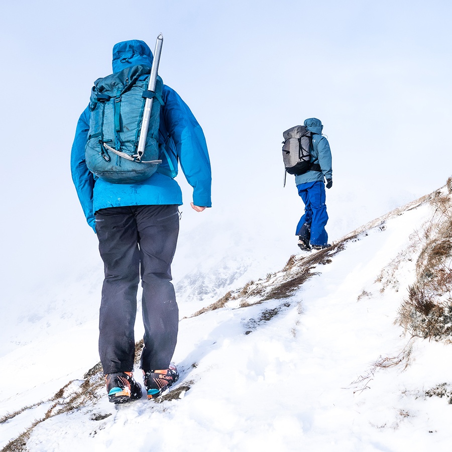 winter hillwalking course bidean nam bian glen coe scotland