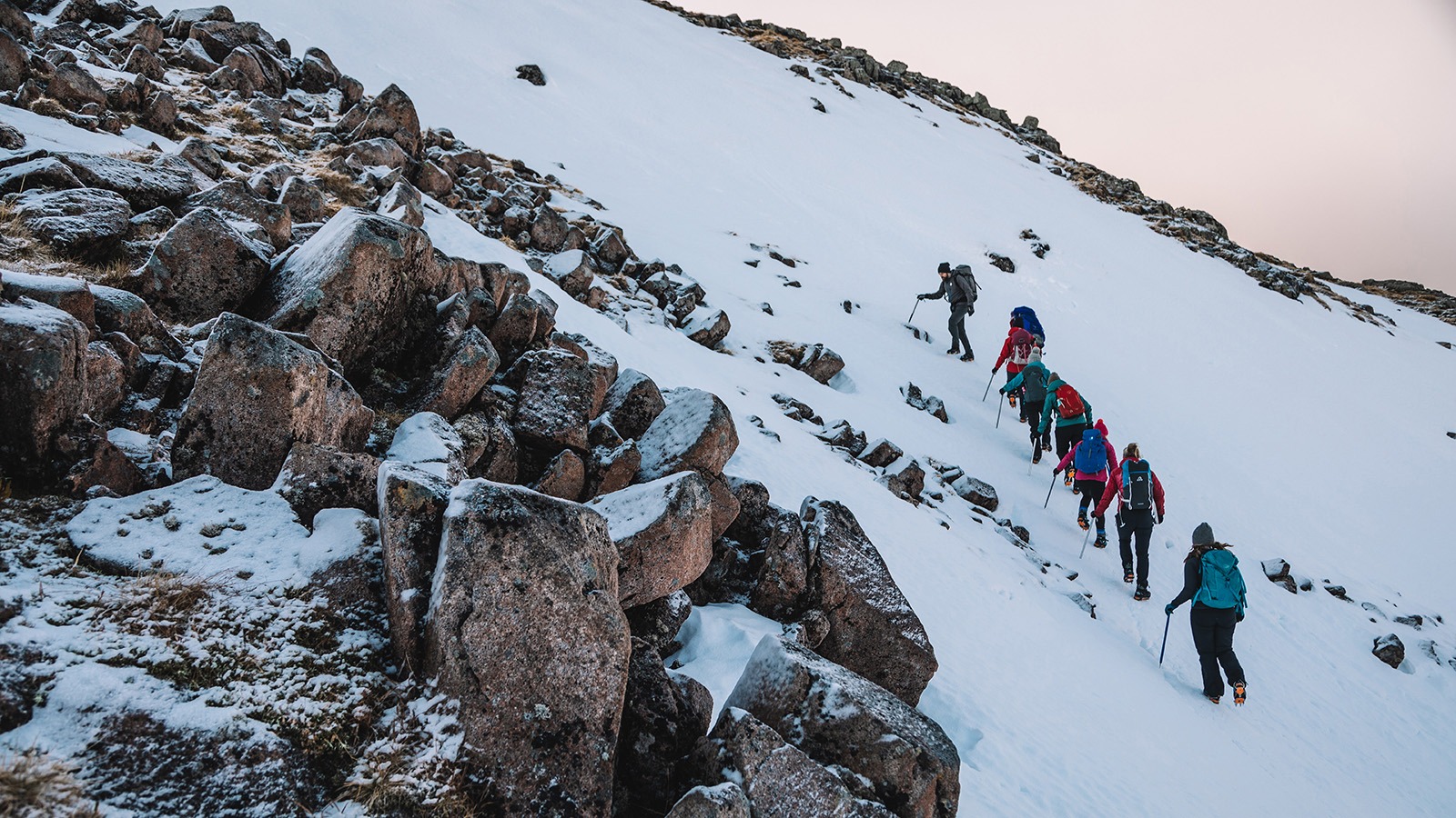 winter hillwalking safety courses in scotland for beginners