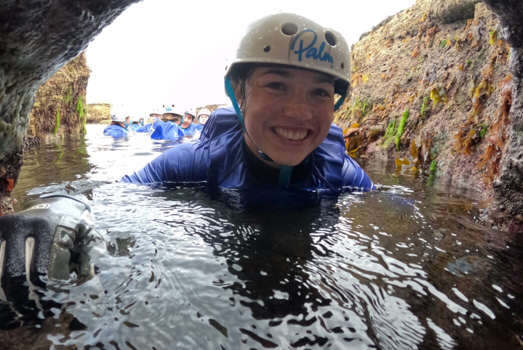 Scotland womens rugby team go coasteering with Ocean Vertical